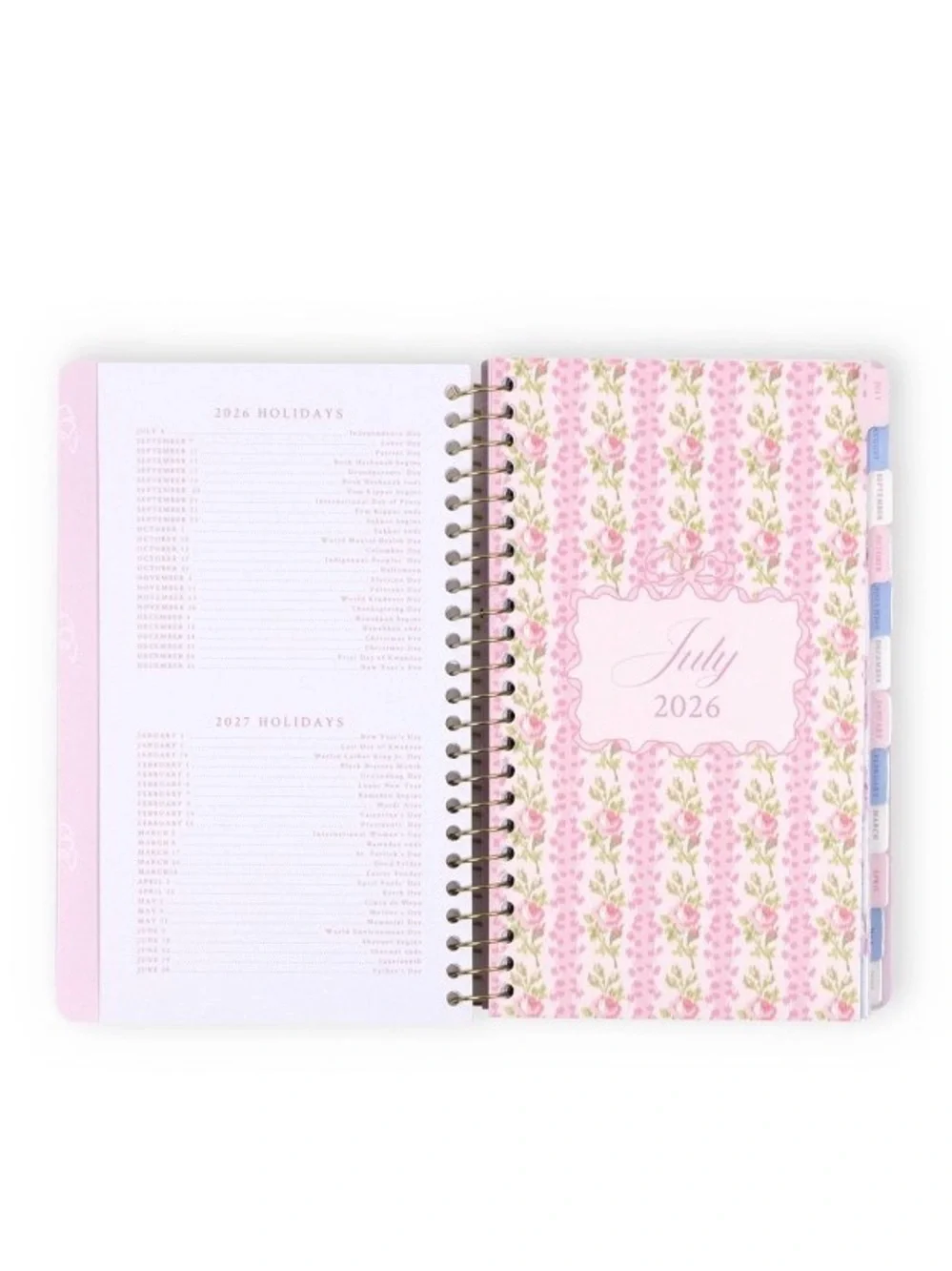 IN-HAND | LoveShackFancy x Target Yoobi Ballet Bloom Monthly & Weekly Planner